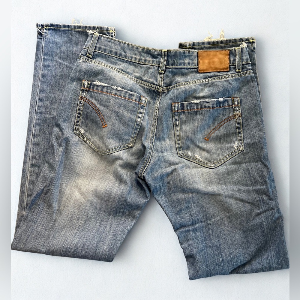 Dondup “John” Distressed Straight Leg Jeans – Made in Italy – Size 28 - Picture 4 of 7